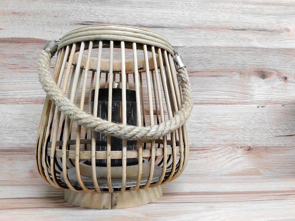 Basket candle design