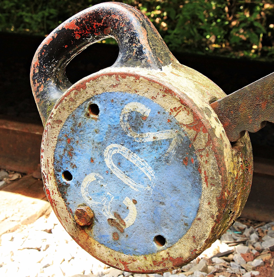 Antique cast iron iron