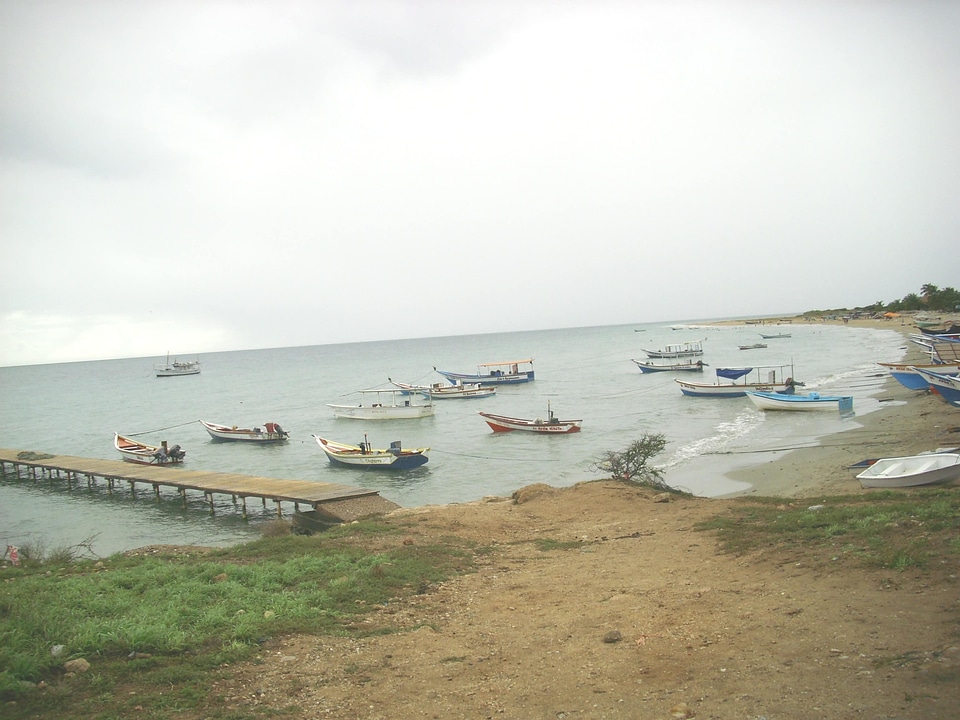 Beach boat coast