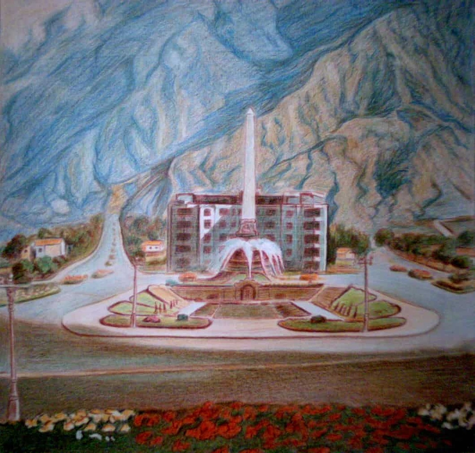 Architecture art colorful