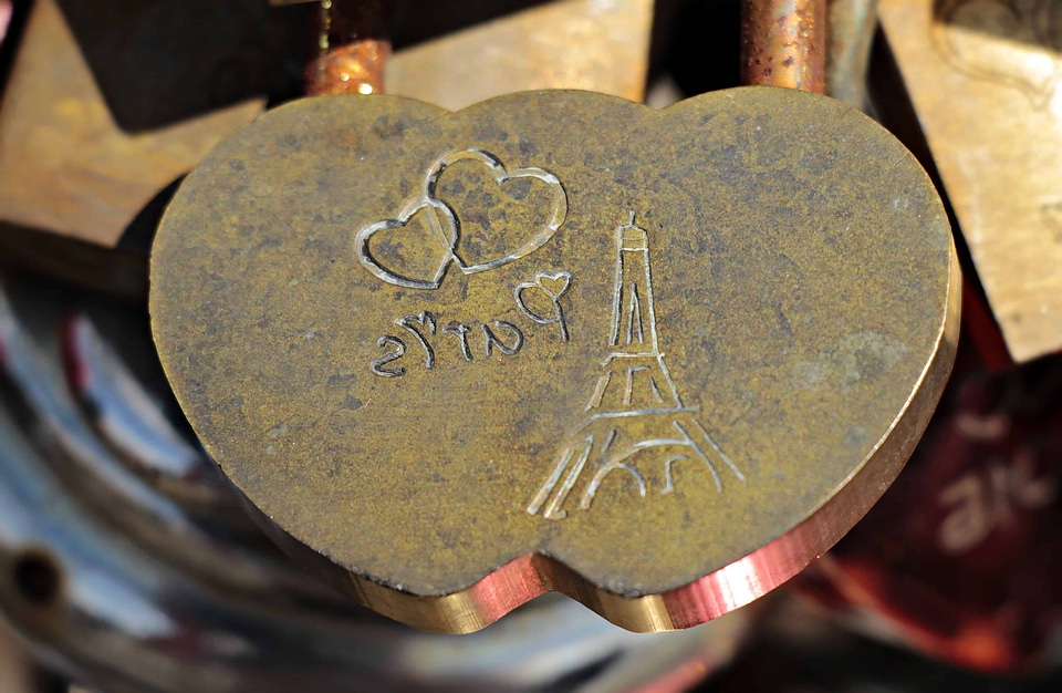 Beautiful Photo brass heart
