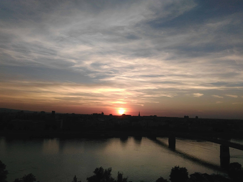 Atmosphere beautiful photo bridge
