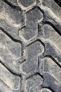 Black material object