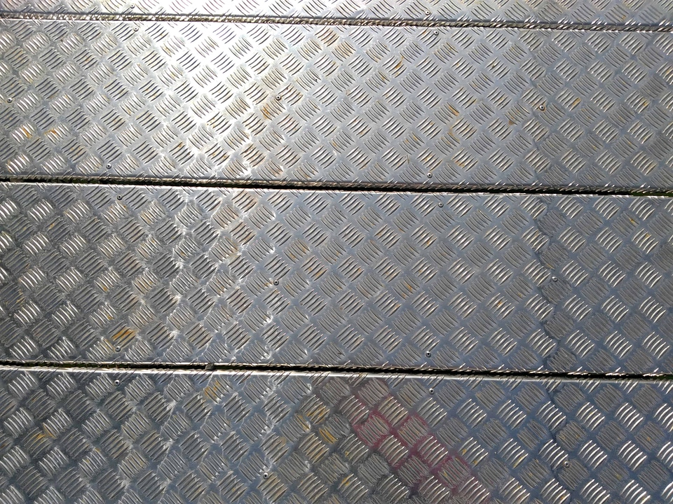Abstract aluminum construction