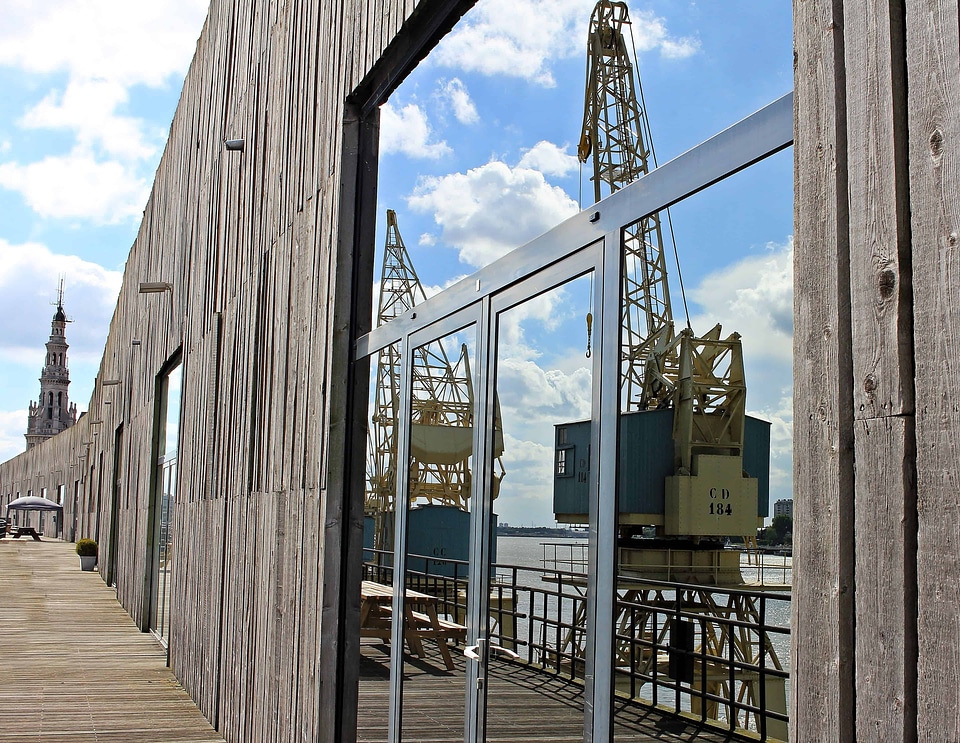 Architecture construction crane