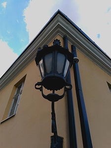 Architecture blue sky cast iron photo