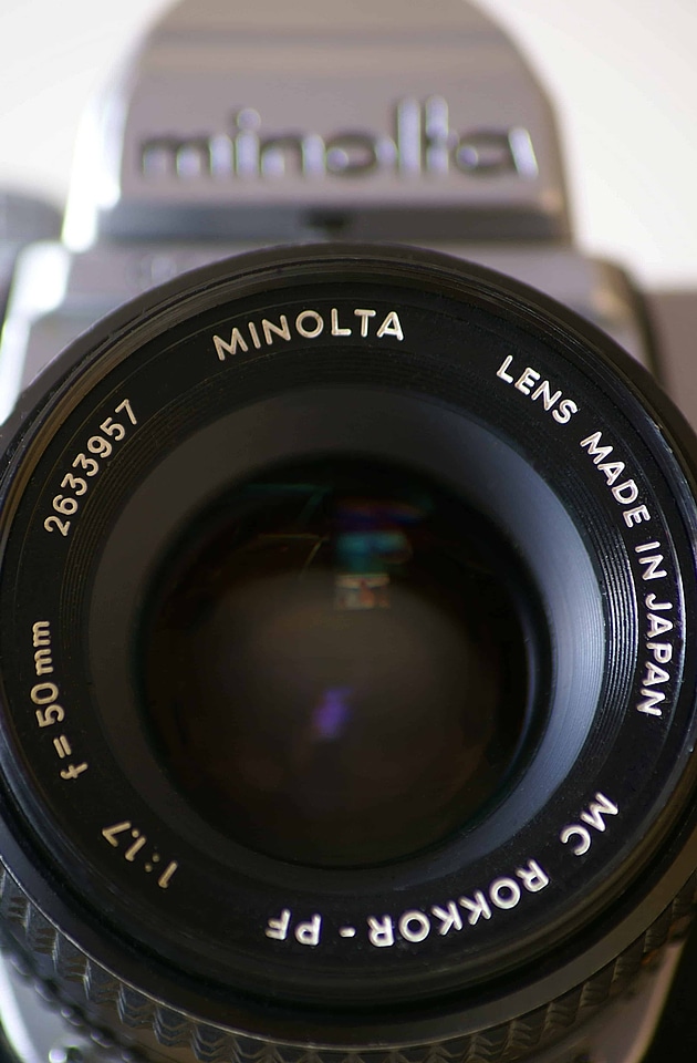Aperture camera detail