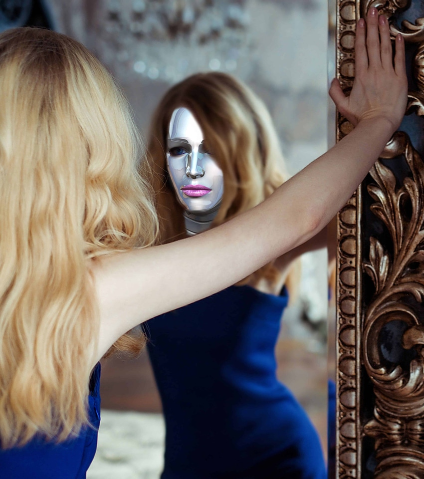 Beautiful blond face