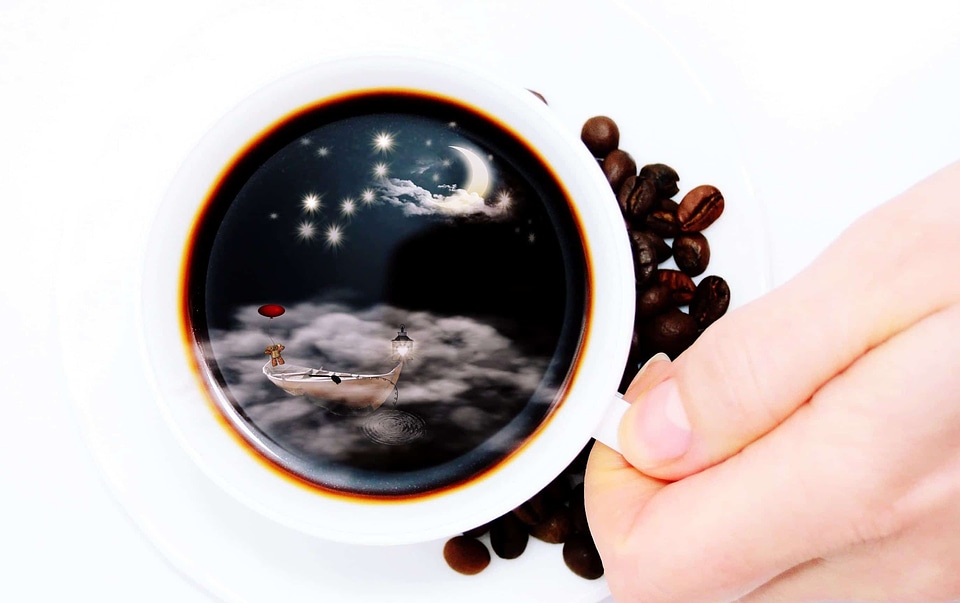 Art caffeine coffee