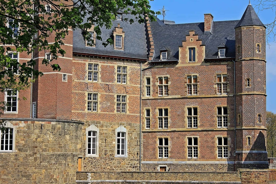 Architecture brick castle