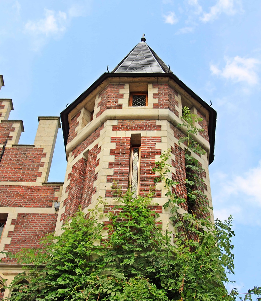 Architecture brick castle