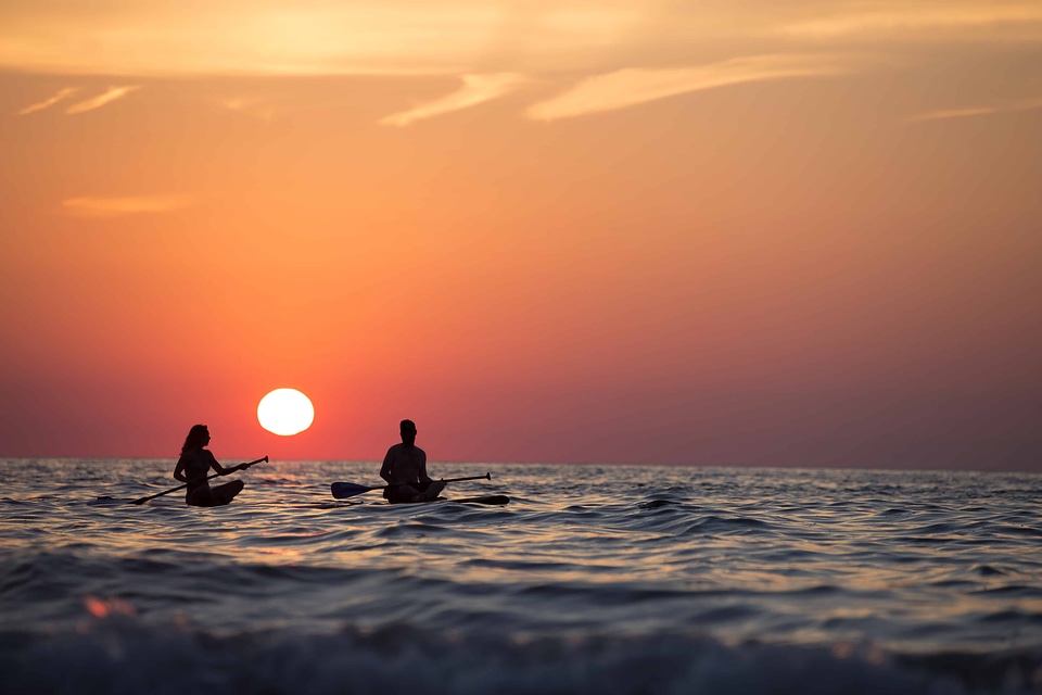 Backlight beach beautiful photo