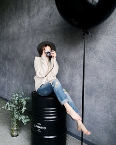 Beautiful dark fashion