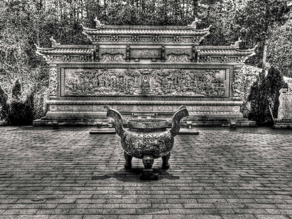 Architecture art black