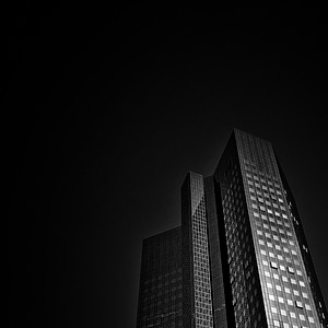 Skyscrapers building bank