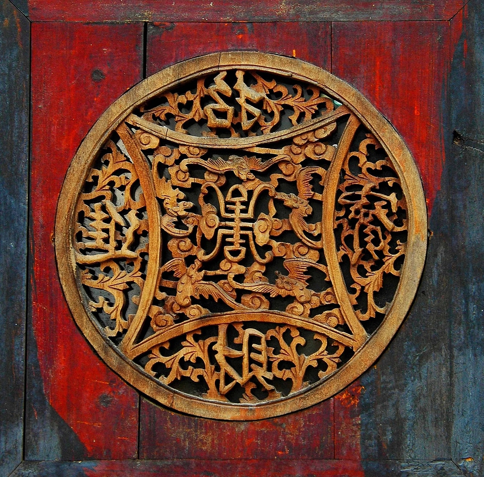 Antique arabesque art