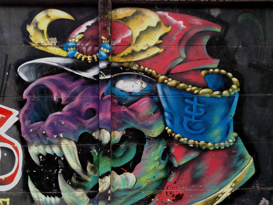 Art colorful disguise