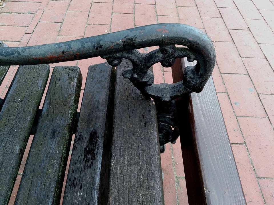 Architecture bench brick