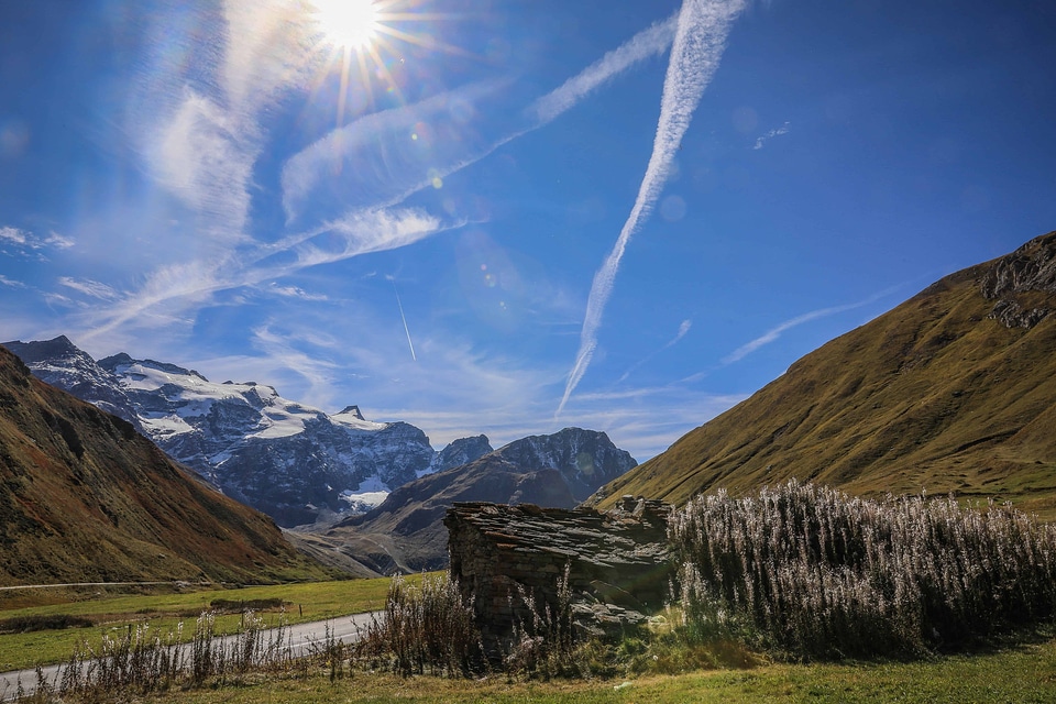 Blue Sky landscape mountain