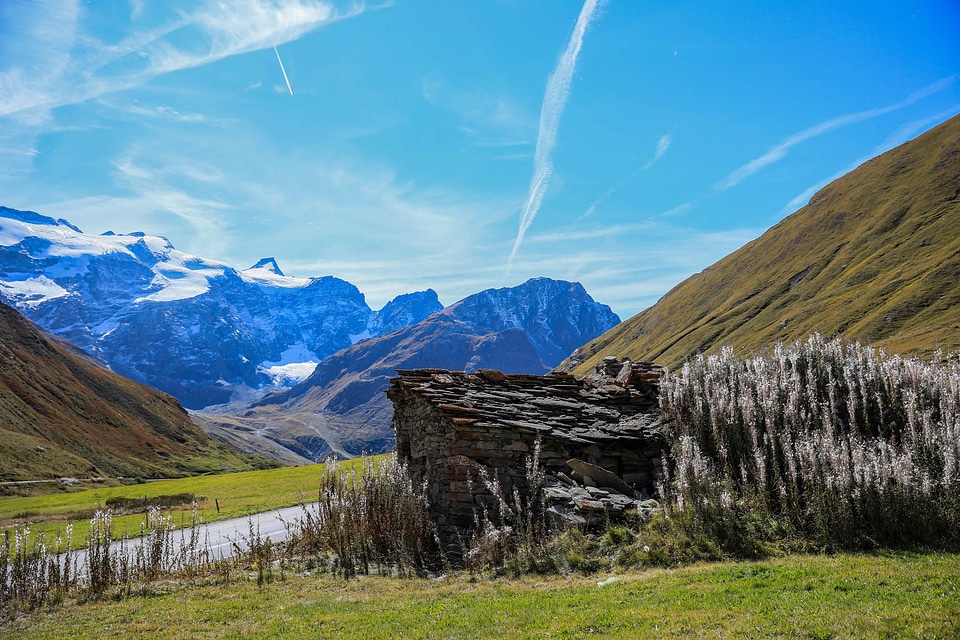Blue Sky landscape mountain