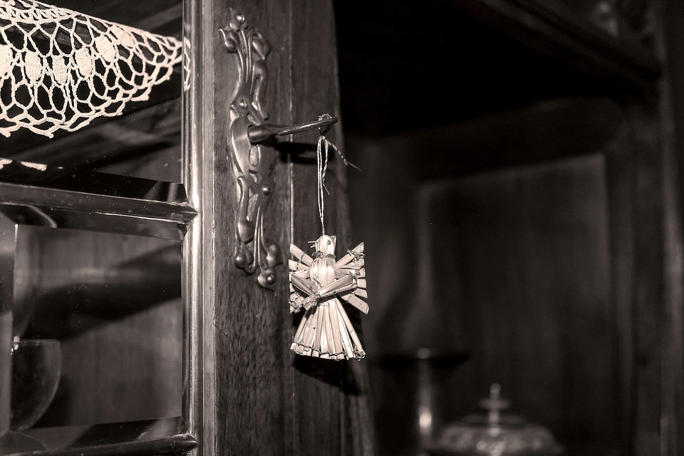 Black And White detail door