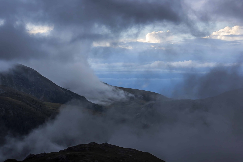 Fog foggy landscape photo