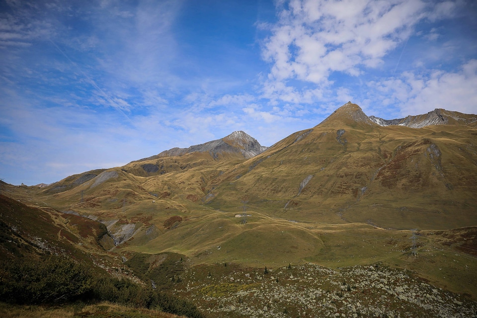 Hill landscape mountain photo