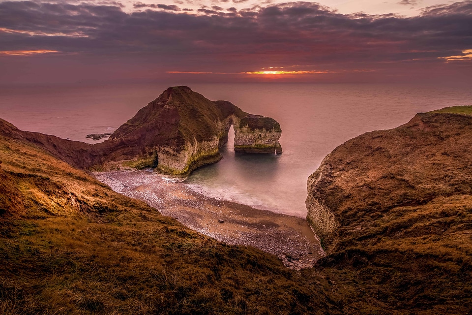 Beach canyon coast