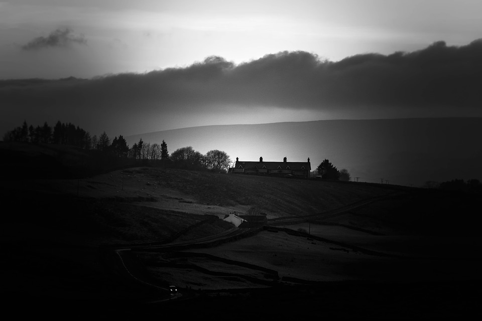Cloudy dawn dusk