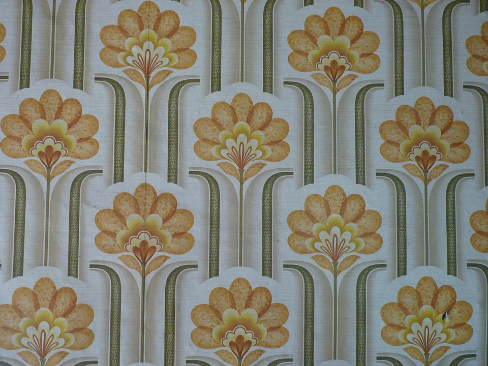 Seventies wall texture