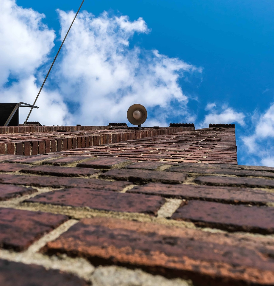 Architecture blue sky brick