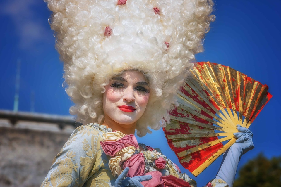 Attire colorful costume