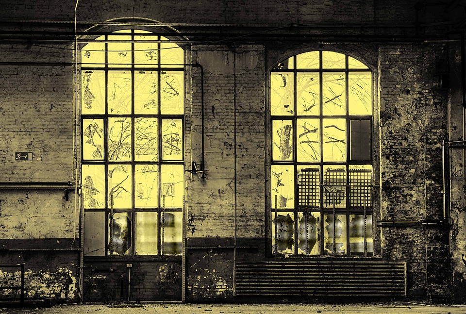Antique architecture door