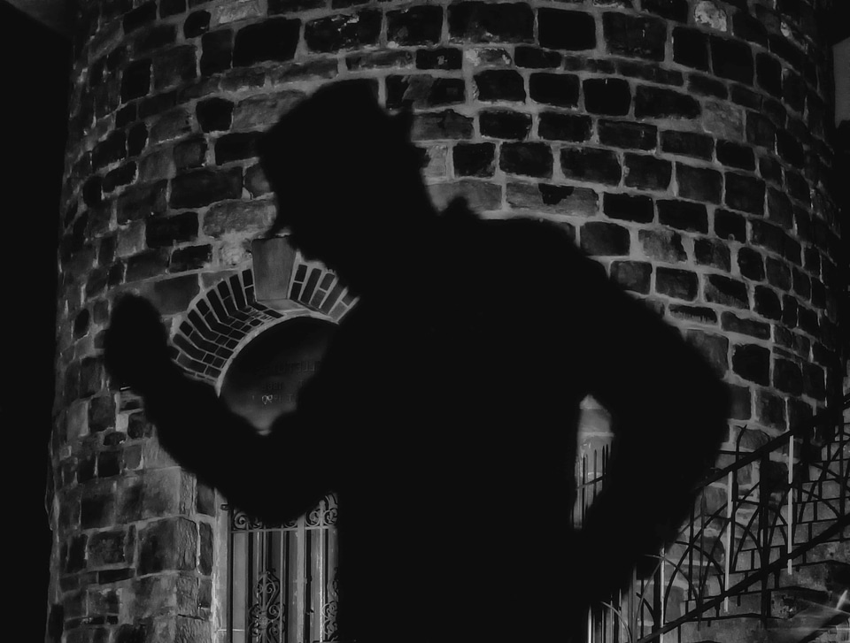 Black And White brick dark
