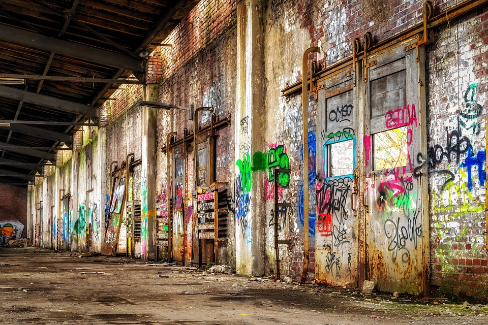 Architecture city factory