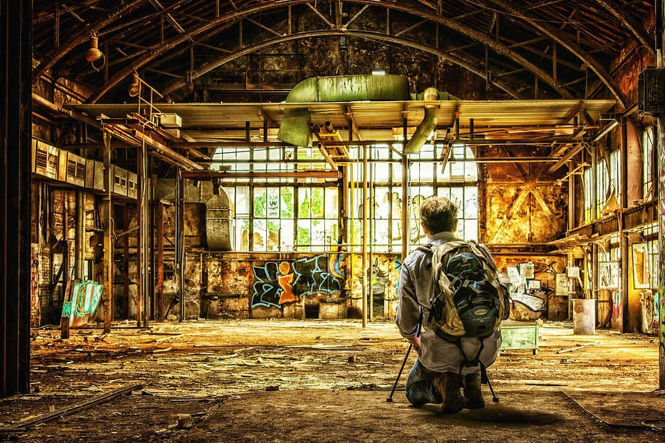 Factory indoors industrial
