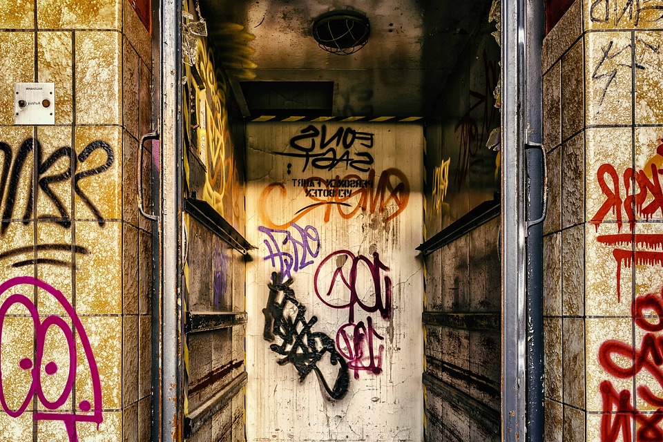 Architecture art graffiti