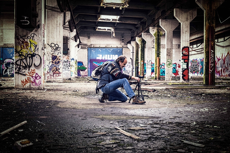 Architecture graffiti ground