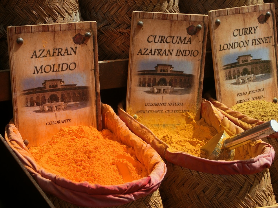 Spices powder color