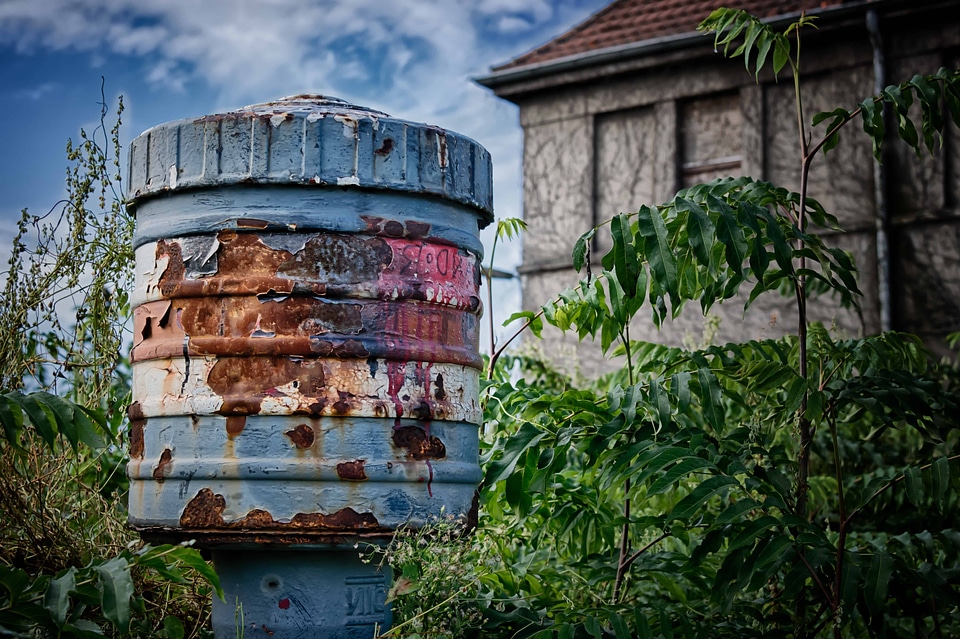 Abandoned house iron