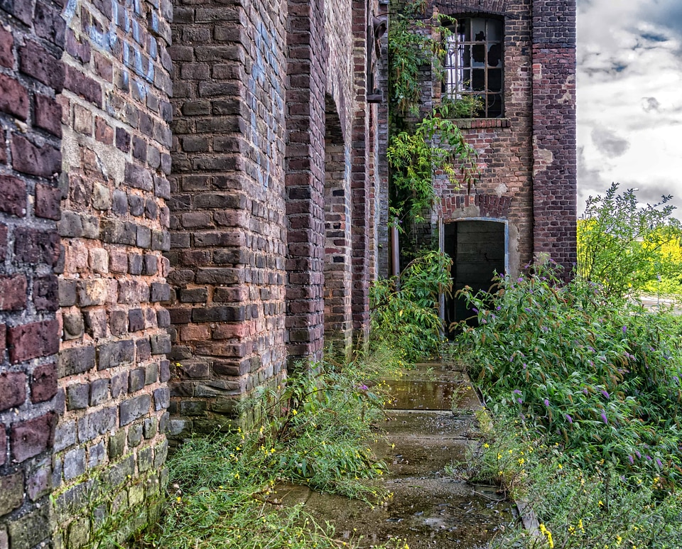 Architecture brick house