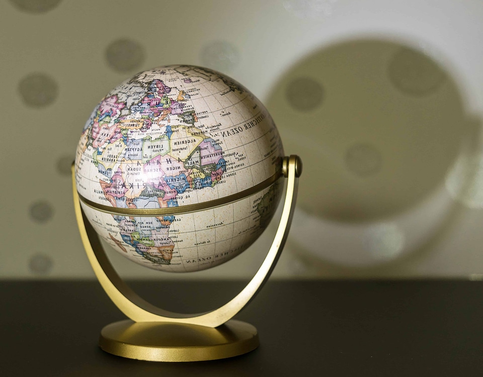 Earth geography globe