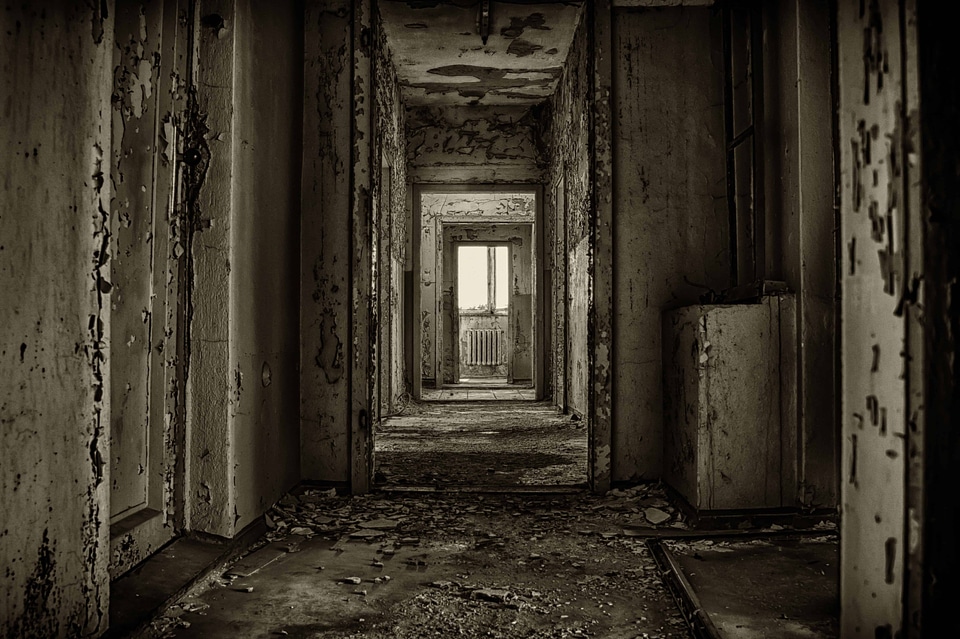 Abandoned architecture dark