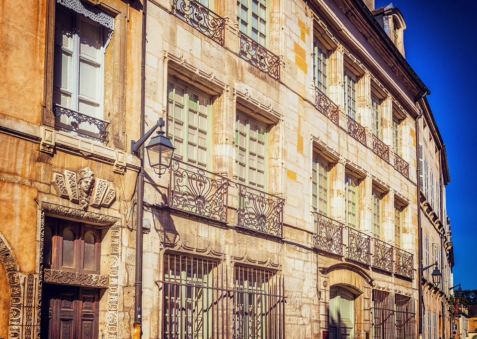 Ancient architecture balcony