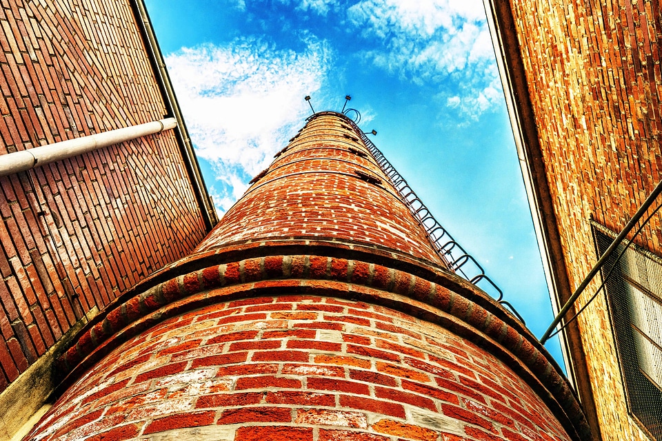 Architecture building chimney