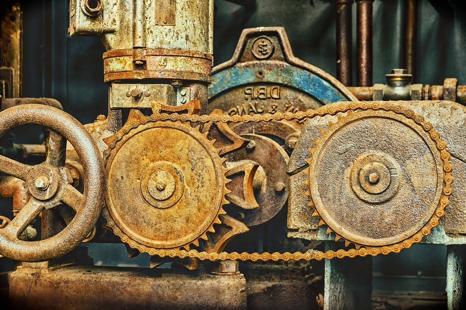 Ancient antique iron