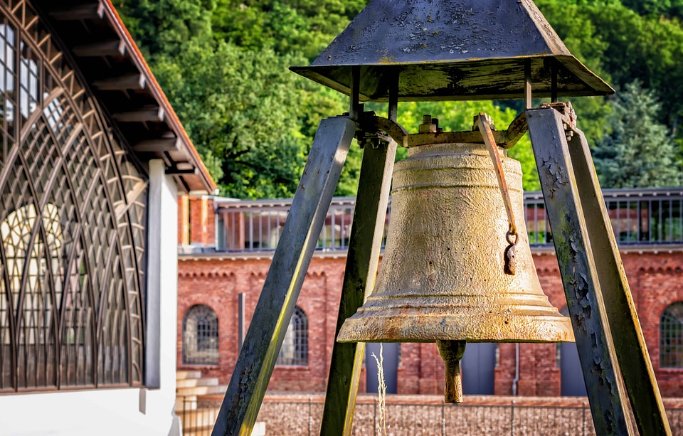 Architecture bell bronze