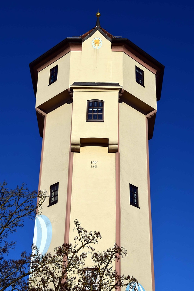Architecture blue sky facade