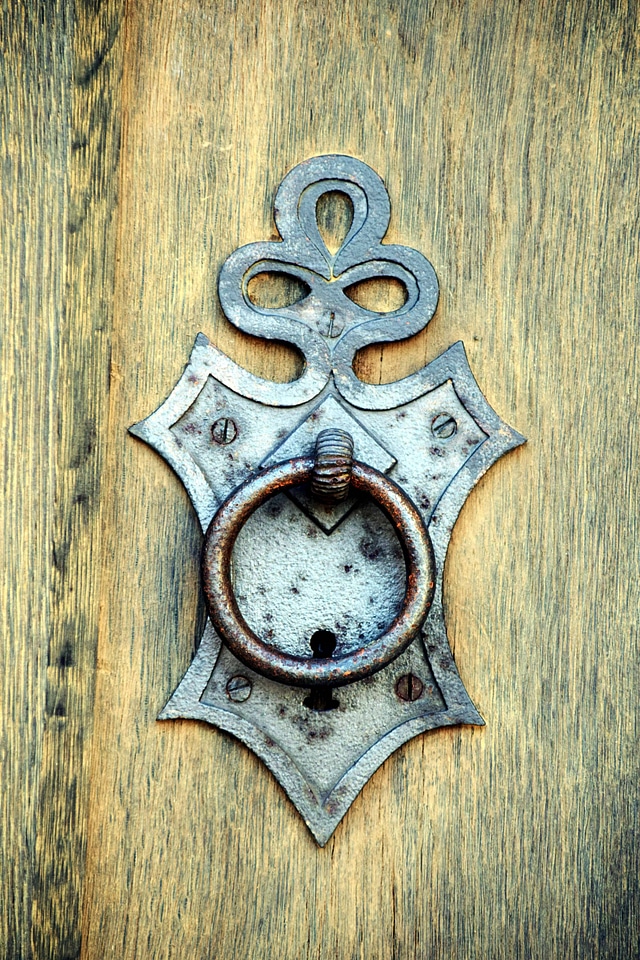 Antique arabesque cast iron