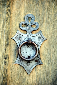 Antique arabesque cast iron photo